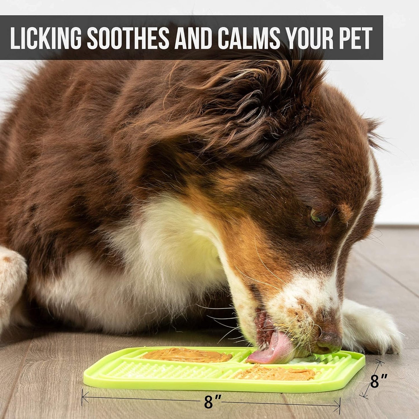 Hyper Pet IQ Treat Lick Mat for Dogs, Dog Slow Feeder & Cat Lick Mats | Great Alternative to Slow Feeder Bowls & Cat Feeders | Perfect Dog Licking Mat, Cats Puzzle & Enrichment Toys