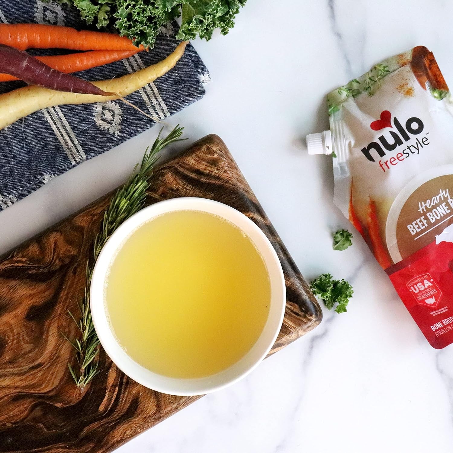 Nulo Freestyle Bone Broth, Premium Food Topper for Cats and Dogs, with Collagen and Chondroitin Sulfate to Help Boost the Quality of Your Pet’S Coat and Skin, 20 Fl Oz (Pack of 3)