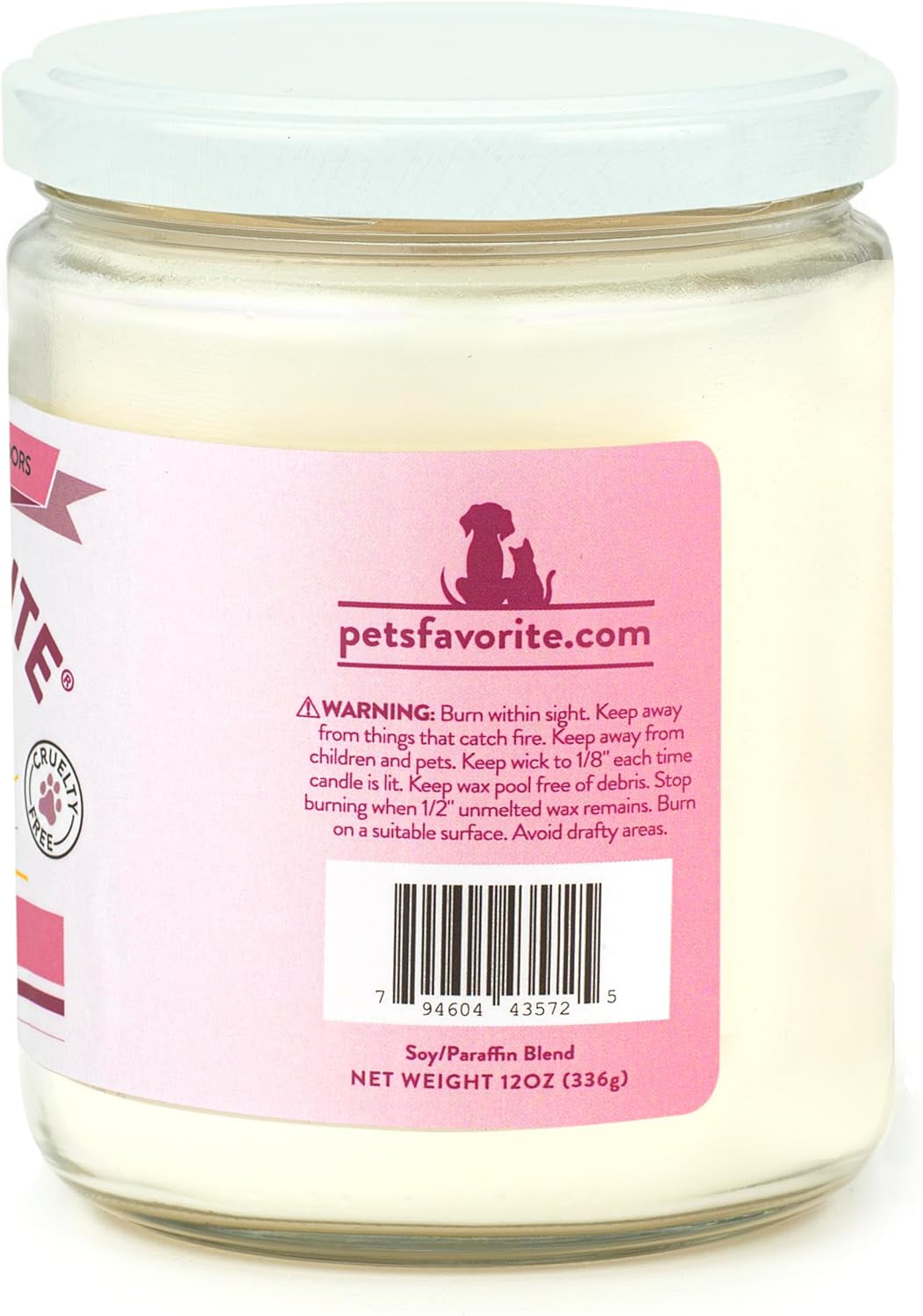 Pet'S Favorite Pet Odor Candle, Clean Burning, Long Lasting Scented Candles with a 70 Hour Burn Time, Very Berry