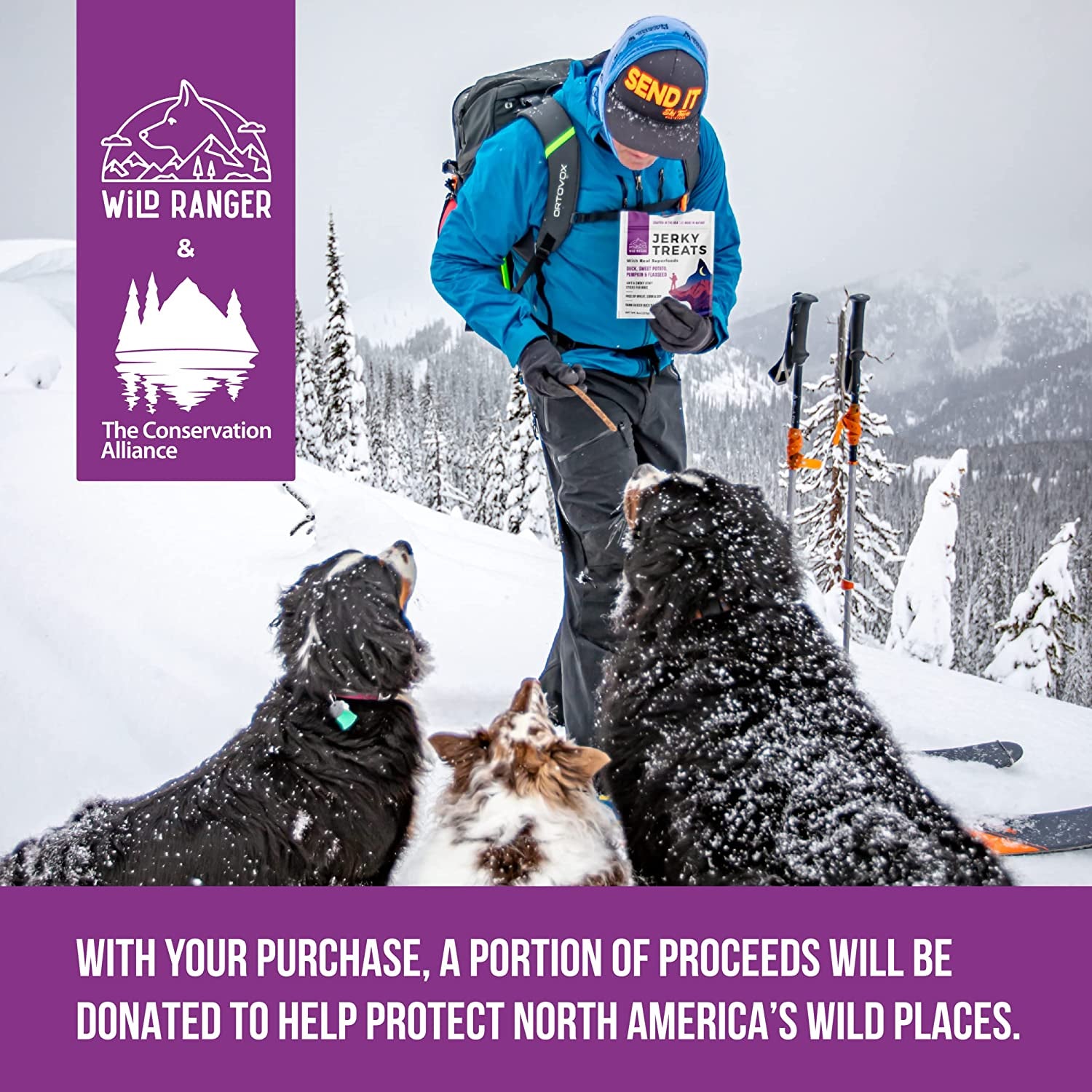 WILD NATURE Duck Jerky Dog Treats | Healthy, All-Natural Duck Jerky Sticks Made in the USA Only | High Protein, Soft Chew Dog Jerky Treats | Grain Free Superfoods | Perfect Duck Dog Training Treats