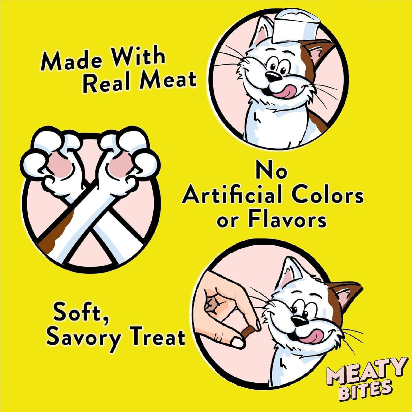 TEMPTATIONS Bundle Pack | Mixups Crunchy and Soft Cat Treats, Surfer'S Delight Flavor, 30 Oz. Tub + Temptations Meaty Bites, Soft and Savory Cat Treats, Salmon Flavor, 4.12 Oz. Pouch