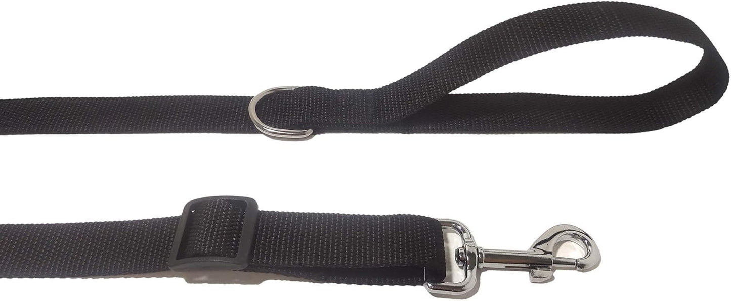 TAIAN Adjustable Nylon Dog Leash, 6 Foot Long Dog Leashes for Medium Large Dogs