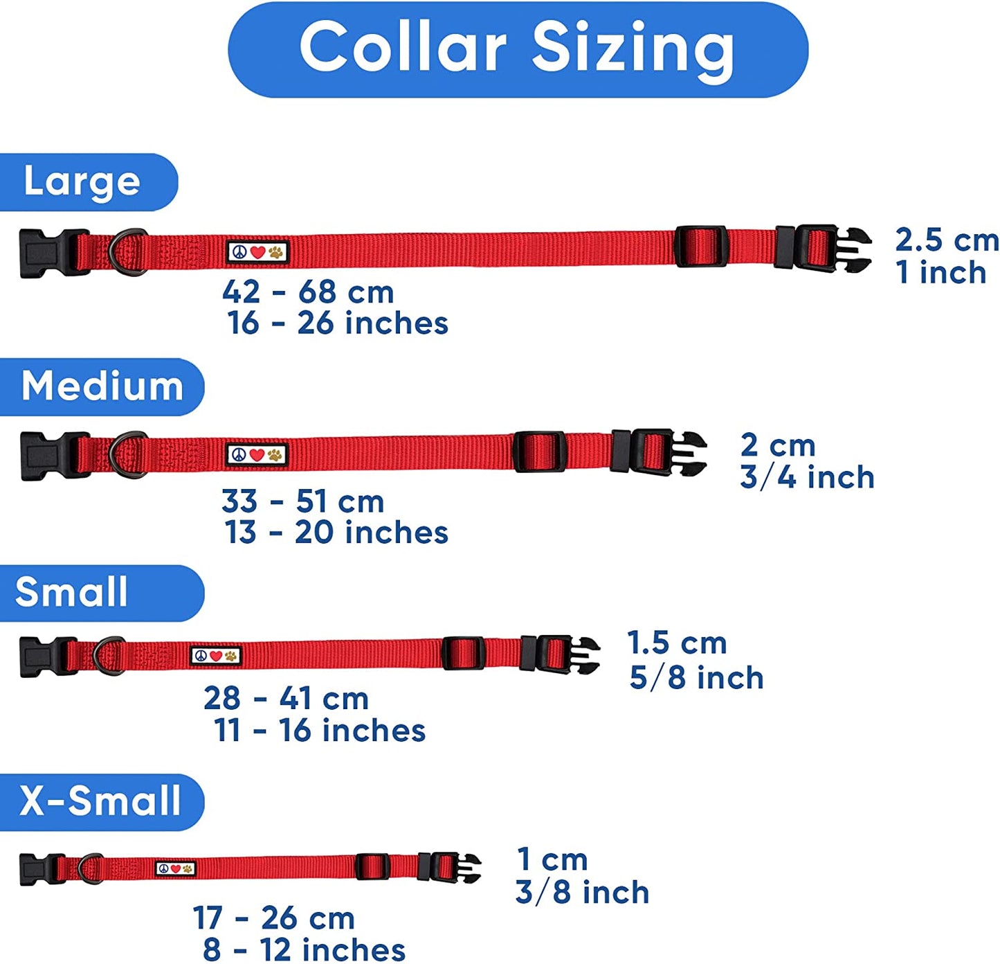 Pawtitas Dog Collar for Large Dogs Adjustable Dog Collar Heavy Duty Waterproof Collars for Dogs with Quick-Release Buckle - Lush Green Dog Collar for Large Breeds