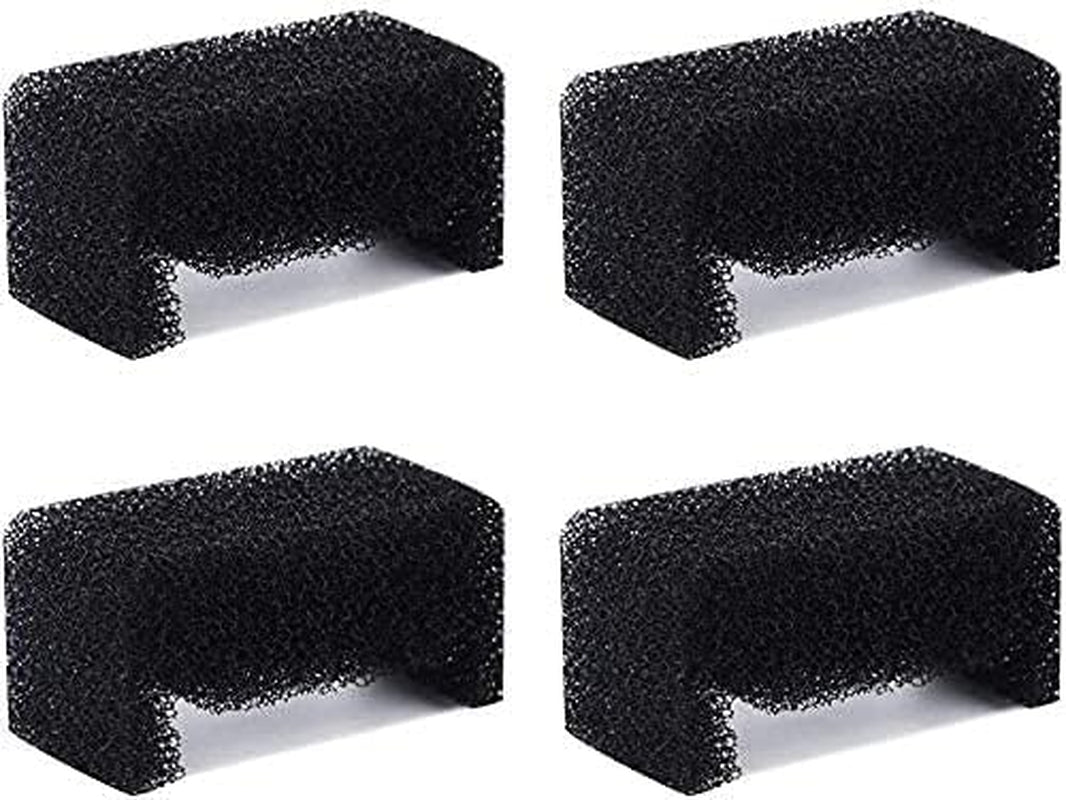 Cat Fountain Sponge Foam Filter, 4 Pack - Compatible with Vindox/Nautypaws Fountains, Removes Hair & Debris, Keeps Water Clean, Extends Pump Life