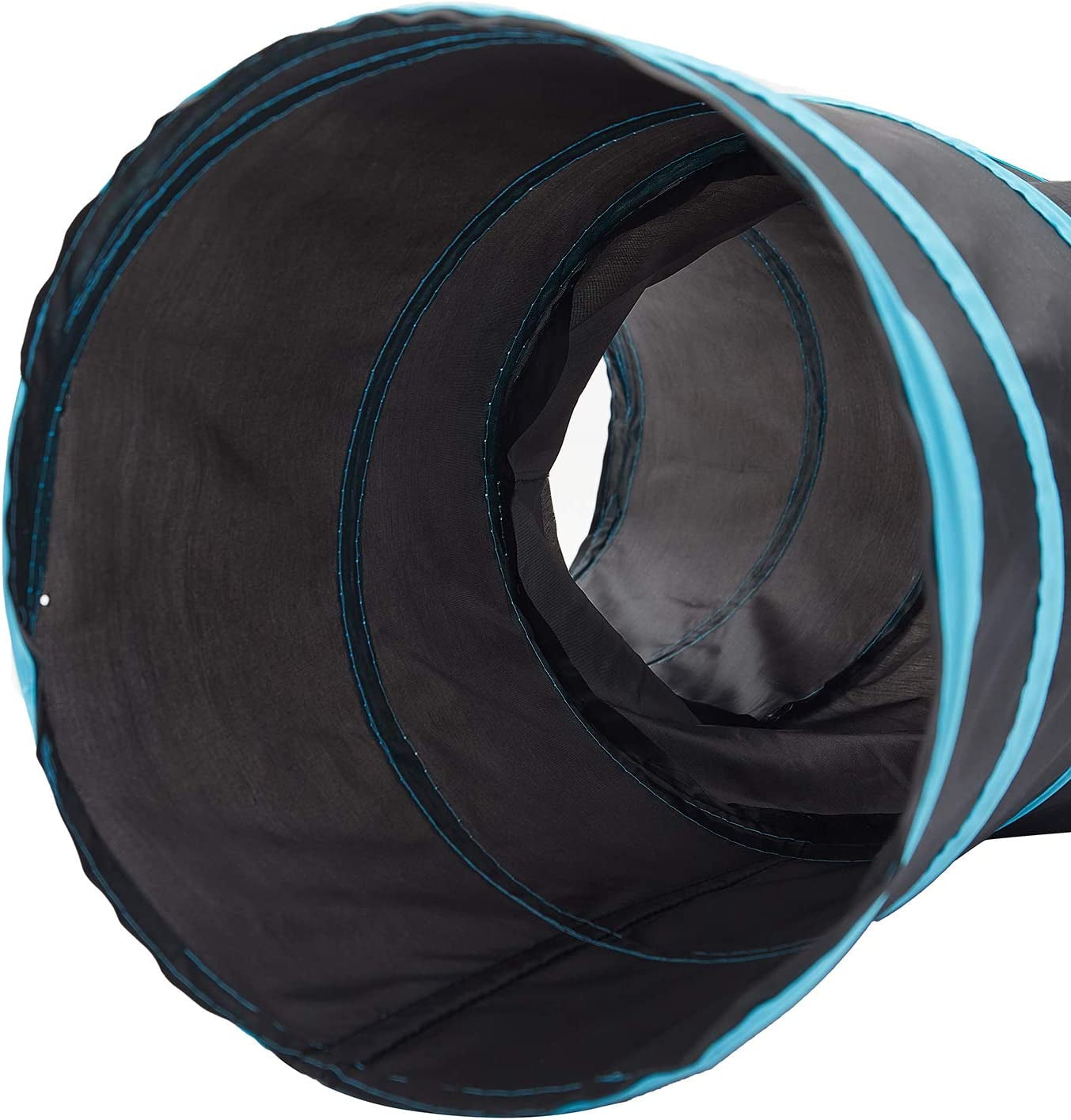 Tempcore Pet Cat Tunnel Tube Cat Toys 3 Way Collapsible, Tunnels for Indoor Cats,Kitty Bored Peek Hole Toy Ball Cat, Puppy, Kitty, Kitten, Rabbit