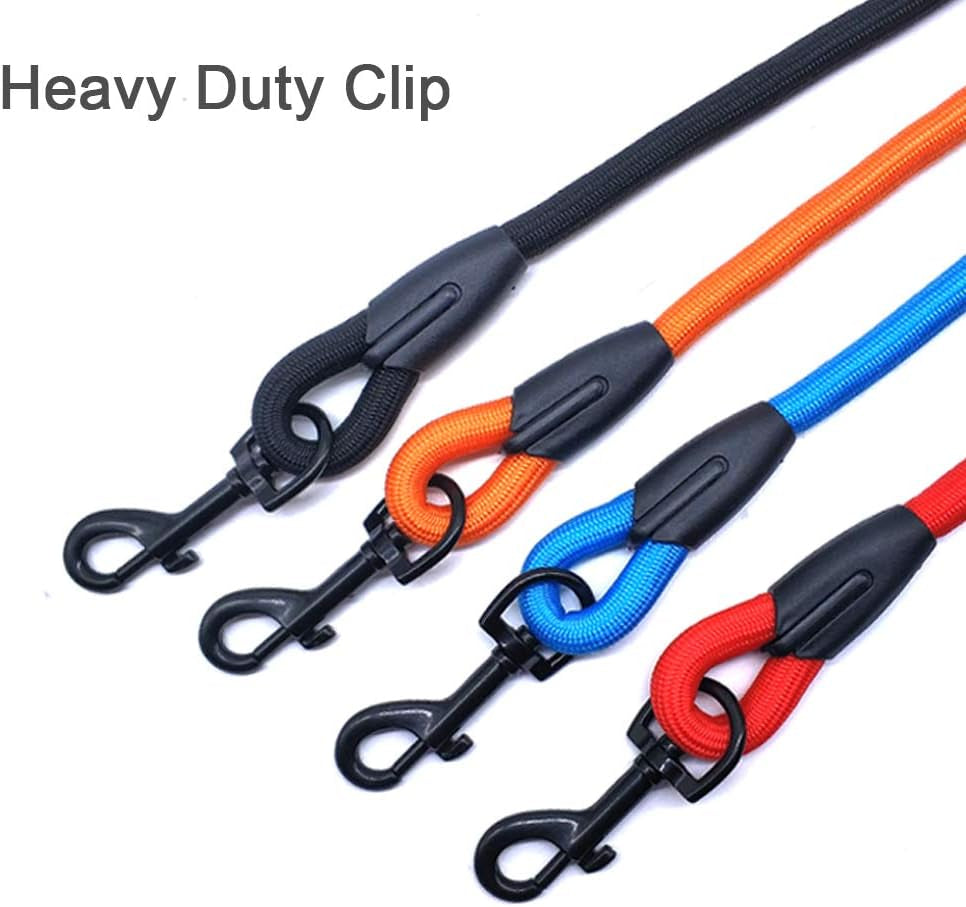 Maypaw Double Dog Leash, Rope 2 Dog Dual Leash 360° Swivel No Tangle Coupler 2 Dogs Leash