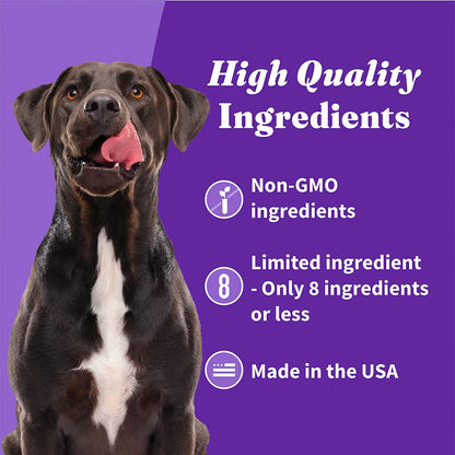 Halo Holistic Vegan Dog Treats Variety Pack, Plant-Based Three Bag Treat Pack with Oats & Blueberries, Peanut Butter & Banana, Peanuts & Pumpkin, 8 Oz Bag(Pack of 3)