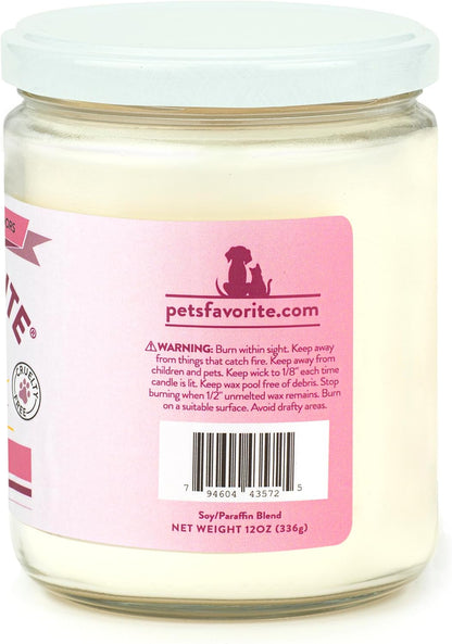 Pet'S Favorite Pet Odor Candle, Clean Burning, Long Lasting Scented Candles with a 70 Hour Burn Time, Very Berry