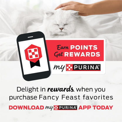 Purina Fancy Feast Gourmet Wet Cat Food Variety Pack, Petites Gravy Collection, Break-Apart Tubs, 48 Servings - (Pack of 24) 2.8 Oz. Tubs