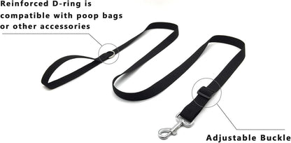 TAIAN Adjustable Nylon Dog Leash, 6 Foot Long Dog Leashes for Medium Large Dogs