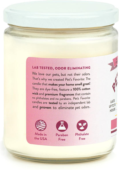 Pet'S Favorite Pet Odor Candle, Clean Burning, Long Lasting Scented Candles with a 70 Hour Burn Time, Very Berry
