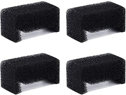 Cat Fountain Sponge Foam Filter, 4 Pack - Compatible with Vindox/Nautypaws Fountains, Removes Hair & Debris, Keeps Water Clean, Extends Pump Life
