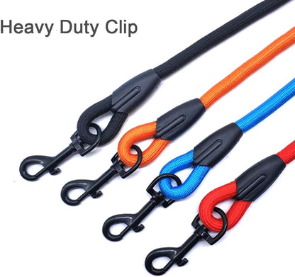 Maypaw Double Dog Leash, Rope 2 Dog Dual Leash 360° Swivel No Tangle Coupler 2 Dogs Leash